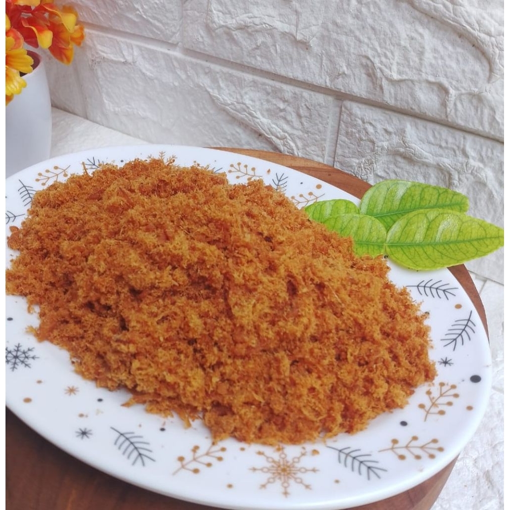 

ABON IKAN TUNA 100% ASLI, Berat 50 gram.