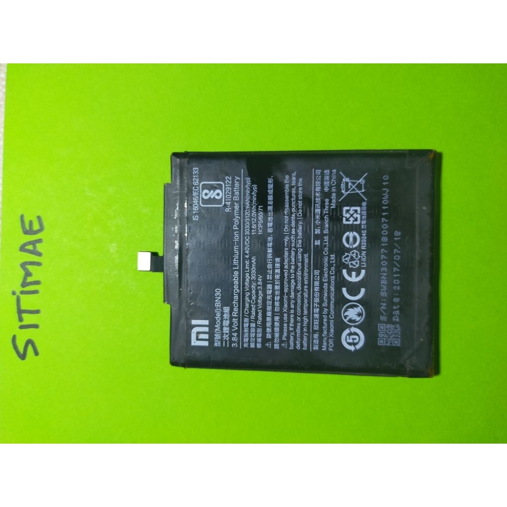 batrai xiomi 4a normal tinggal pasang