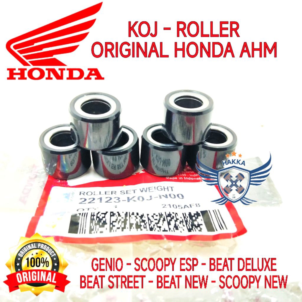 KOJ ORIGINAL ROLLER HONDA GENIO, ROLLER HONDA SCOOPY ESP, ROLLER HONDA SCOOPY NEW, ROLLER HONDA BEAT