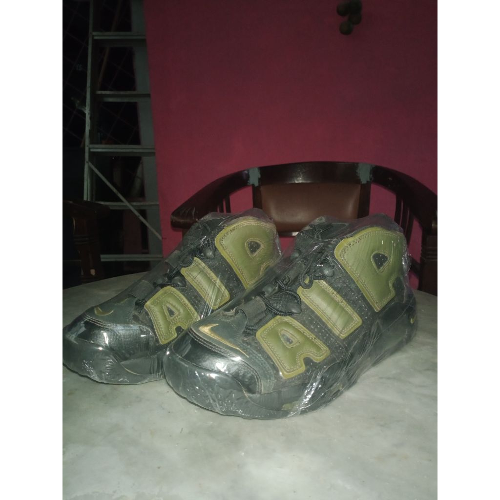 Nike Air More Uptempo ‘96 Shoes, Black-Rough Green, DH8011-001 NWBUkuran 43