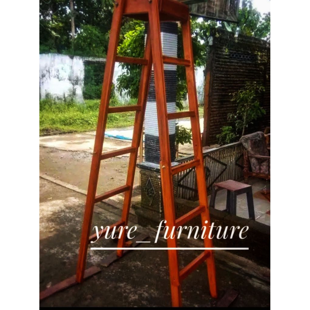 TANGGA LIPAT KAYU JATI