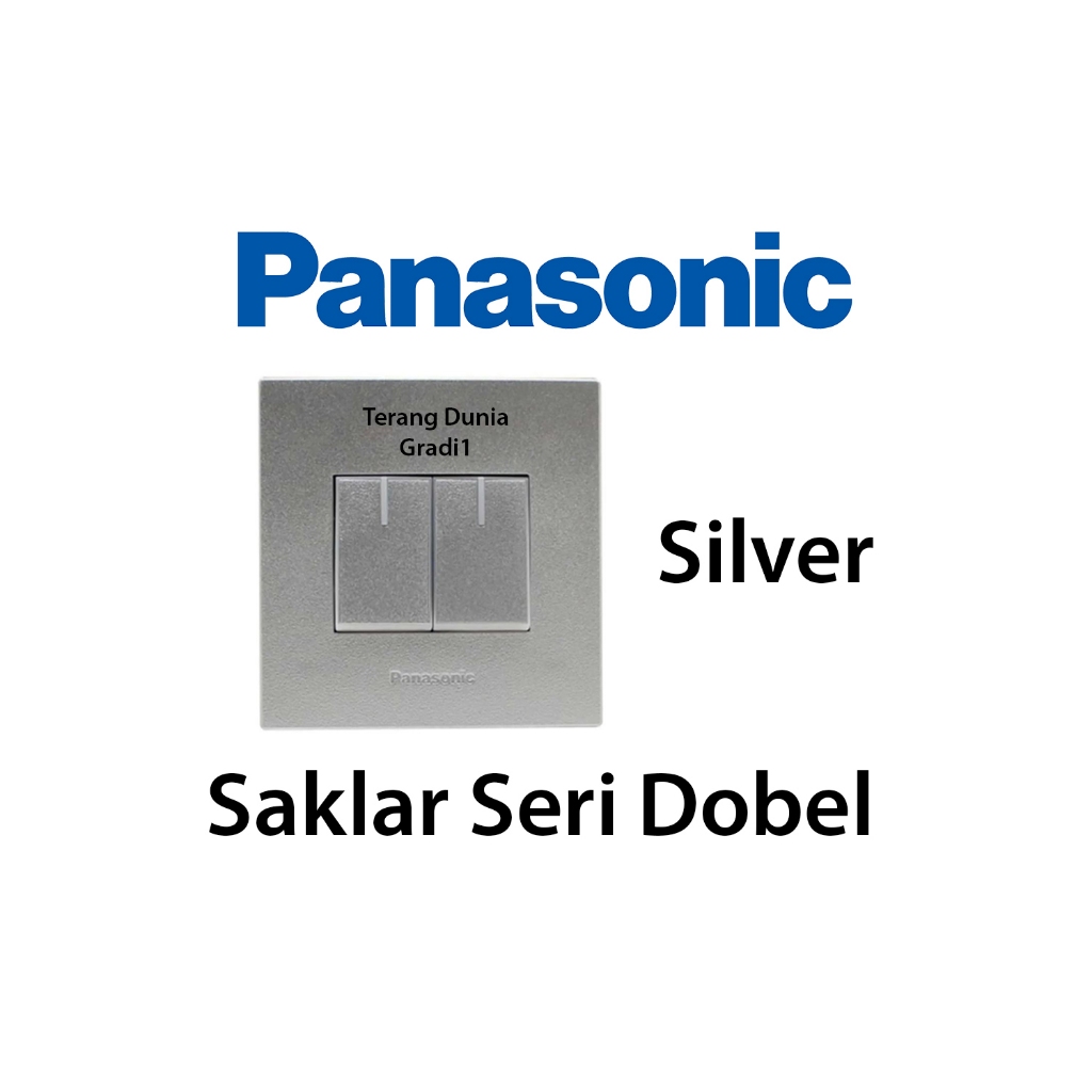 Saklar Seri Panasonic Silver Saklar Silver Panasonic Saklar Panasonic Silver Saklar Dobel Panasonic 