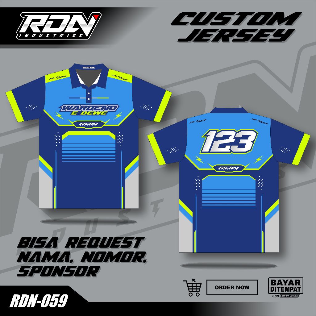 JERSEY RACING Jersey Team Custom Full Printing Jersey Balap Jersey Bisa Request Kaos Team Racing