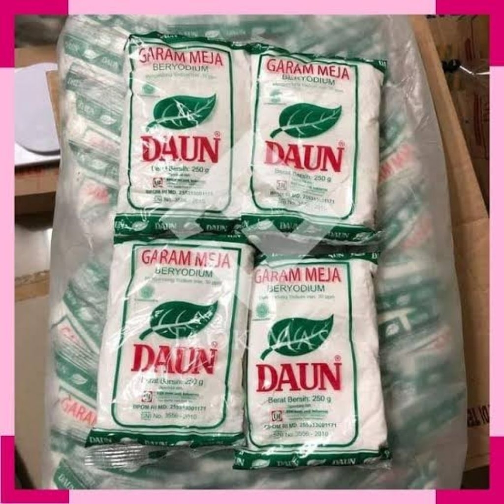 

( Paket Dapat 4pcs ) Garam Dapur 250gr / Garam Meja Yodium