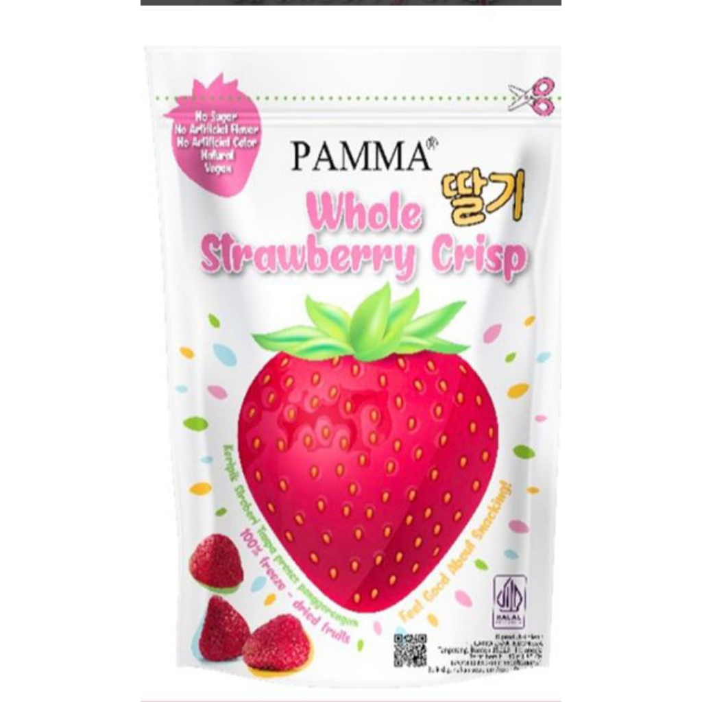 

pamma keripik stroberi pouch 45gr