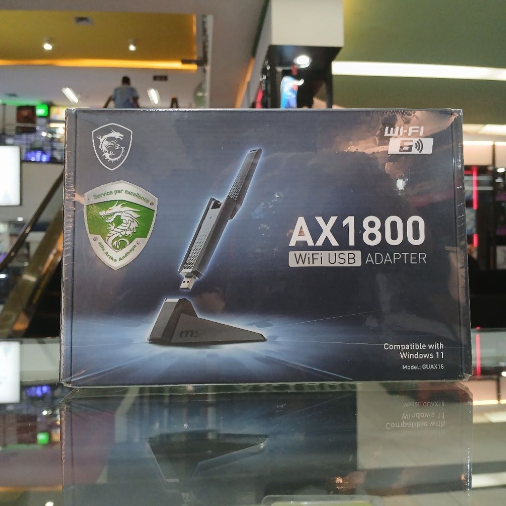 MSI AX1800/GUAX18 WiFi USB Adapter (Wifi6)