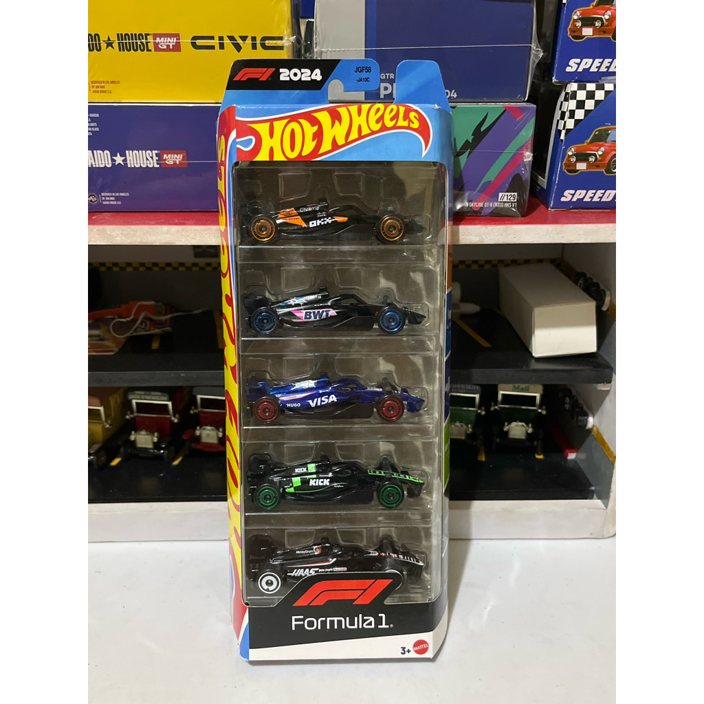 Hot Wheels Formula 1 Five Pack