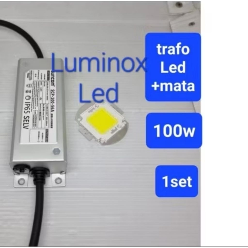 trafo led cob 100w 100watt / driver led pju dan sorot COB 100 watt 100 w