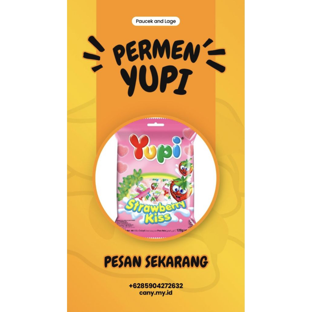 

Permen Yupi Kenyal & Lembut