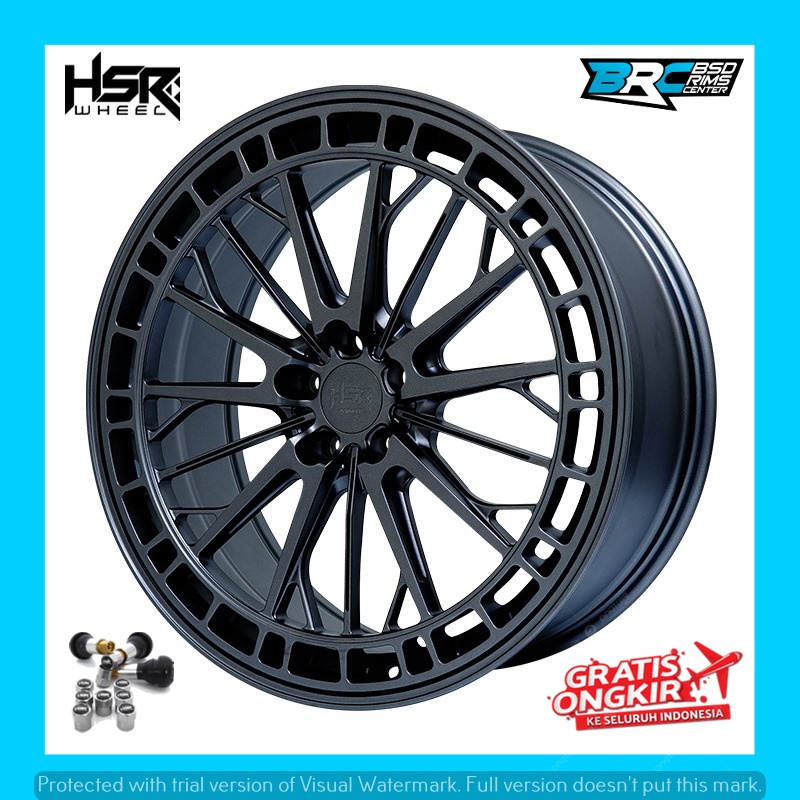 Velg mobil limited edition hsr forged rfg fdc ring 21 pcd 5x112 lebar 9 ofset40