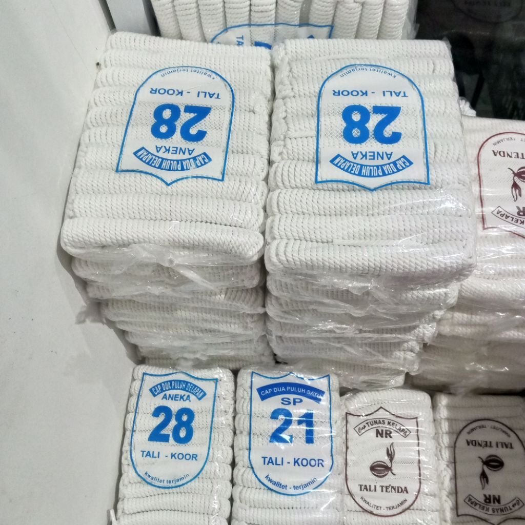 

Tali Marlon Pramuka 5M 1 kodi (20 biji) Tambang Pramuka