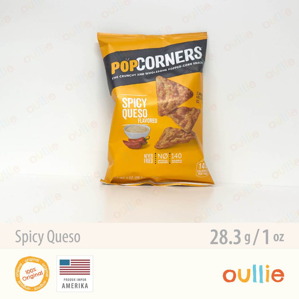 

Popcorners - The Crunchy and Wholesome Poppep-Corn Snack 1oz Pack