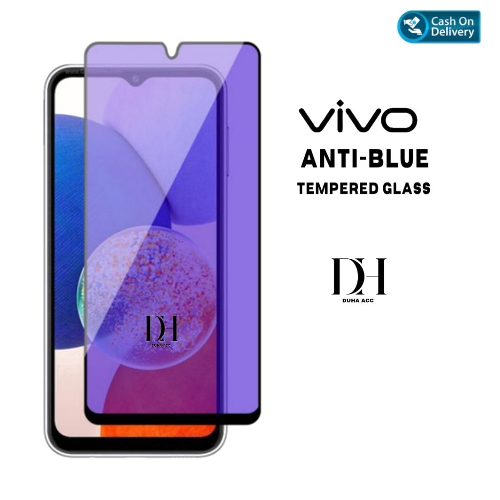 tempered glass anti blue light type Vivo T1 T1 5G T1 Pro T1 Pro 5G T3 T3 5G S1 S1 Pro Y1s Y3 Y3s 202