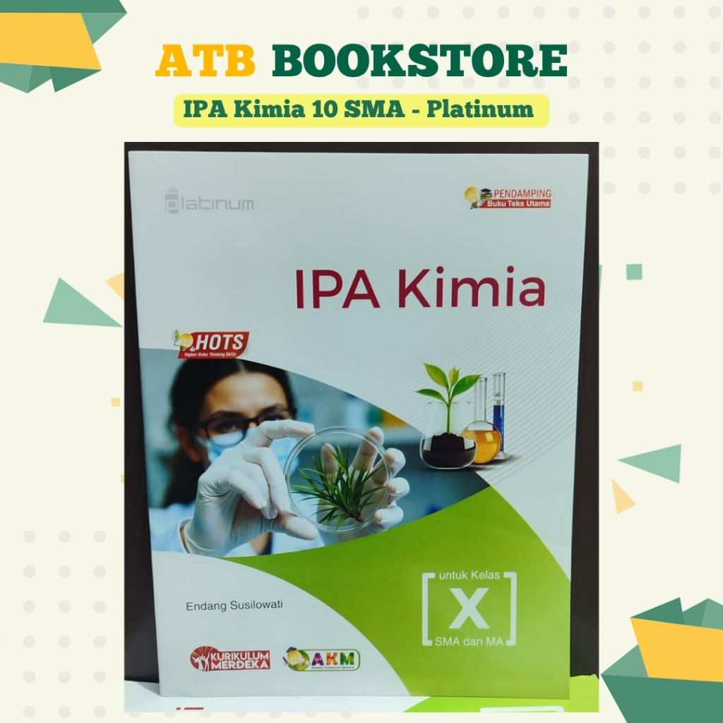 Buku Kimia Kelas 10, 11, 12 SMA/MA Kurikulum Merdeka - PLATINUM