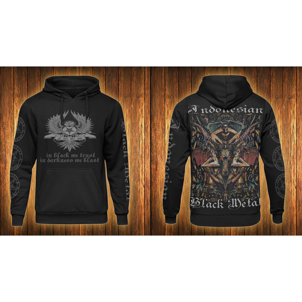 Jaket Hoodie Indonesian Black Metal