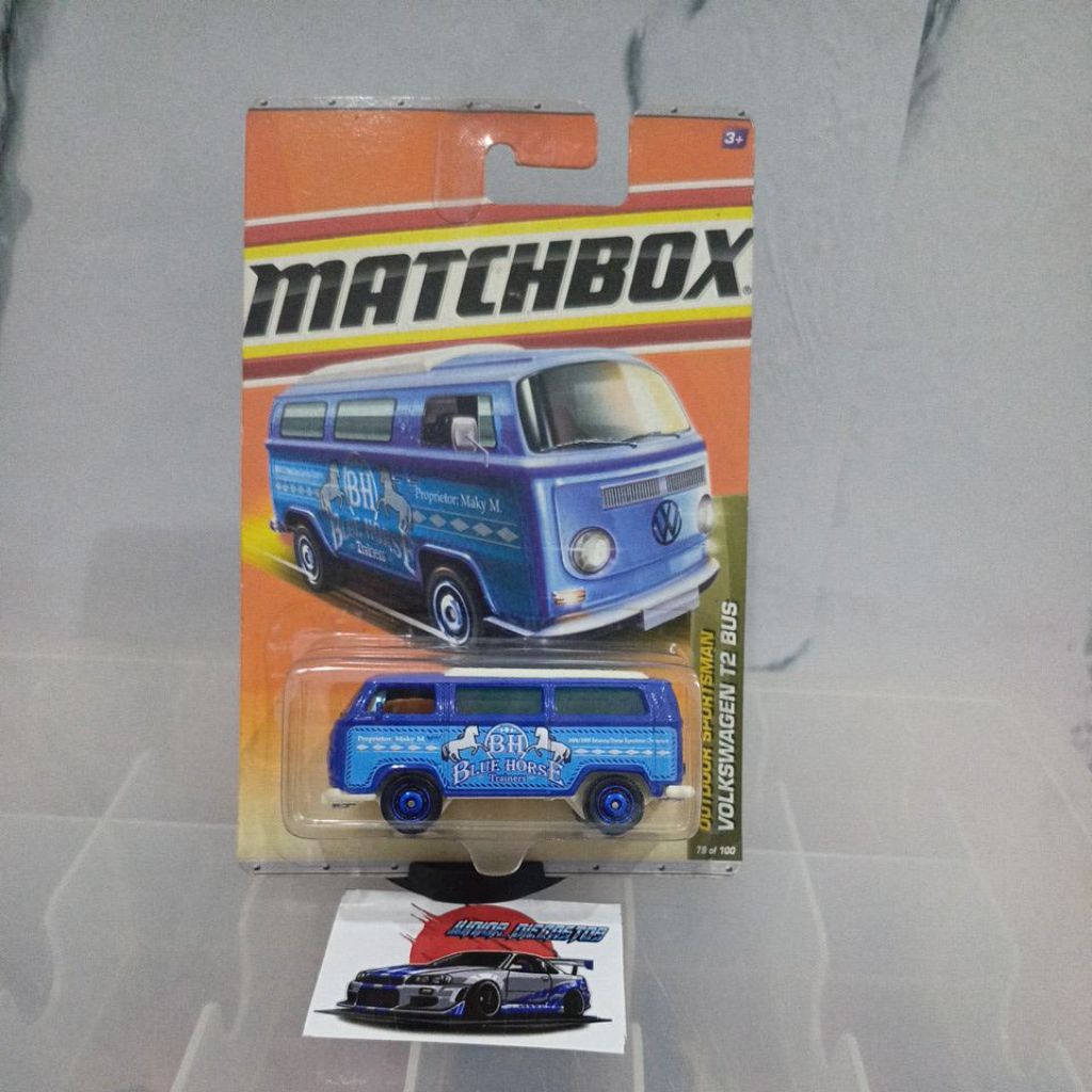 Matchbox Volkswagen T2 Bus Outdoor Sportsman