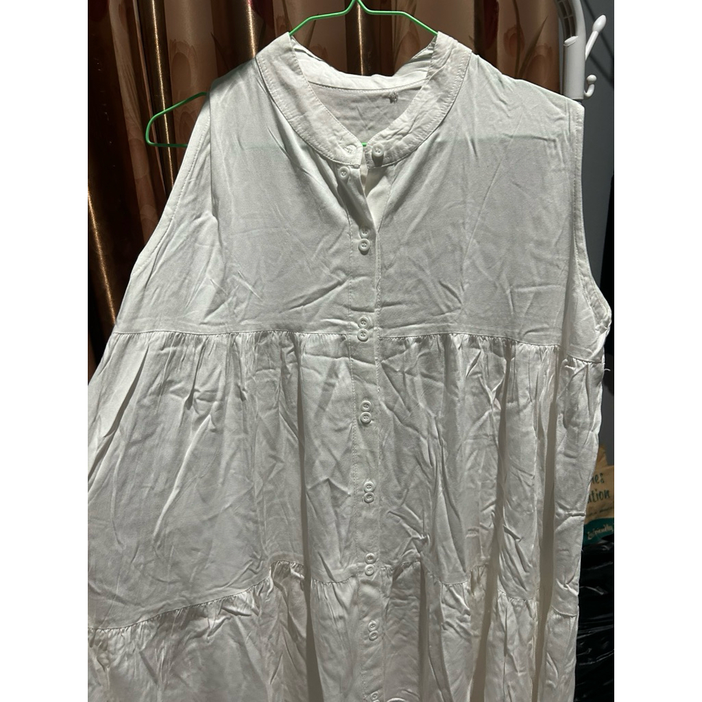 inner dress wanita hijab warna putih