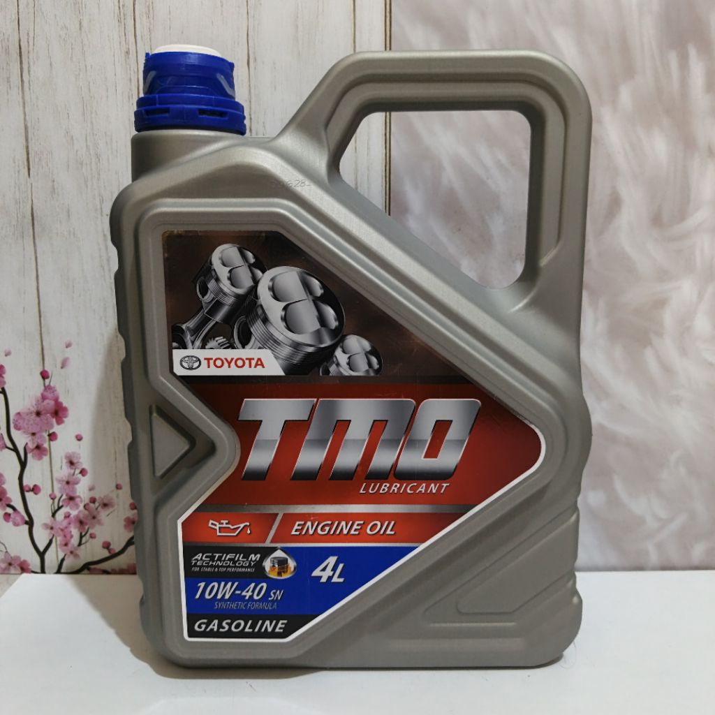 OLI MESIN MOBIL TMO BENSIN 4 LITER 10W-40 PELUMAS MESIN AVANZA CALYA, RUSH, VIOS, AGYA, YARIS, RAIZE