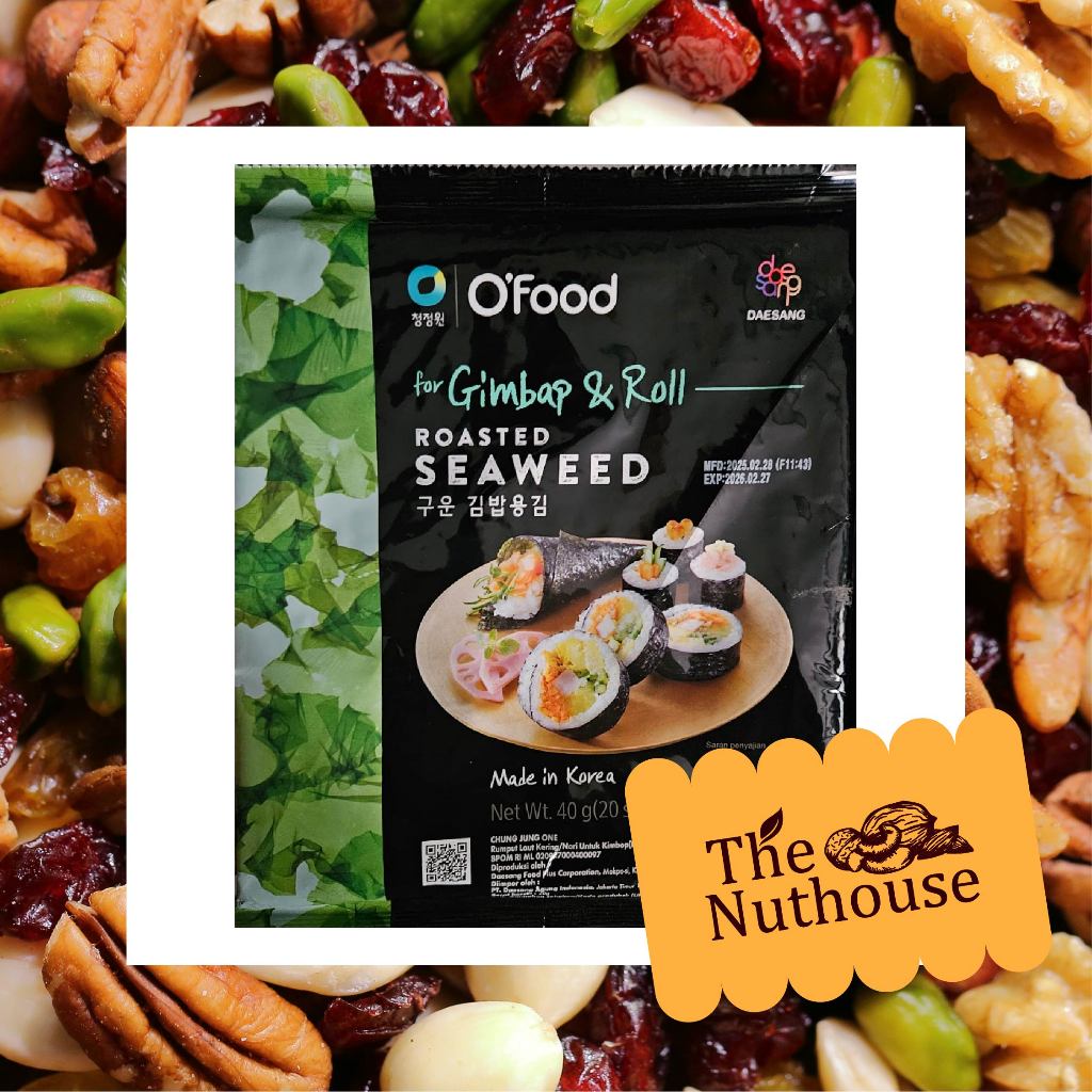 

Daesang Chung Jung One Laver Gimbap Kimbap Nori Rumput Laut Sushi Nori isi 20 Lembar 40gr