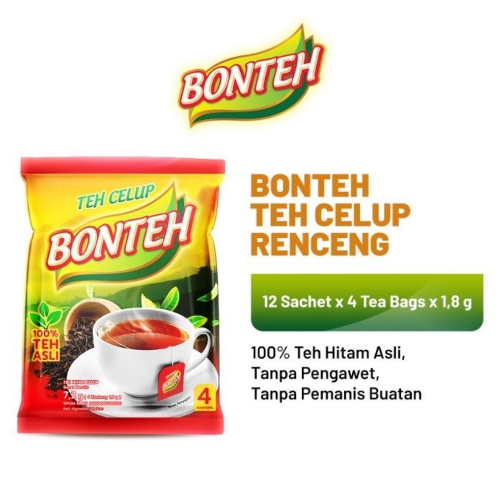 

Bonteh Teh Celup Rentengan 12 Pcs