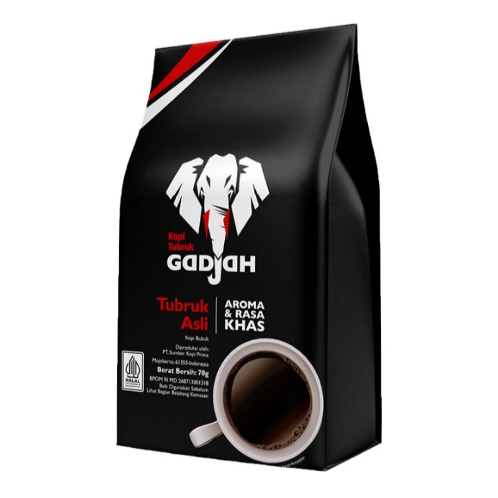 

Gadjah Kopi Tubruk Asli Instan 60g