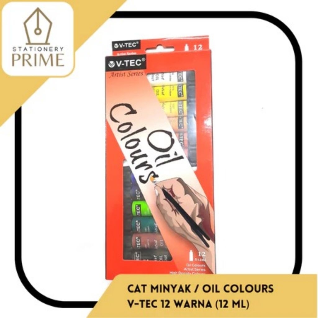 

Cat Minyak V-Tec / Oil Colour VTEC 12 Warna VT-1386/O (12 ml)