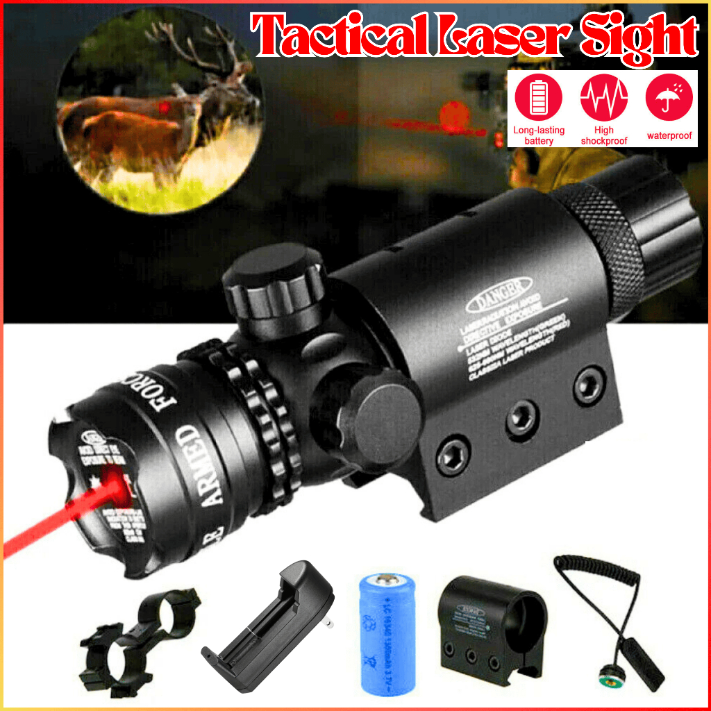 NEW COD TaffLED laser Merah Tembak Jarak Jauh Senapann Angin Berburu Burung Predator pcp Set Lengkap