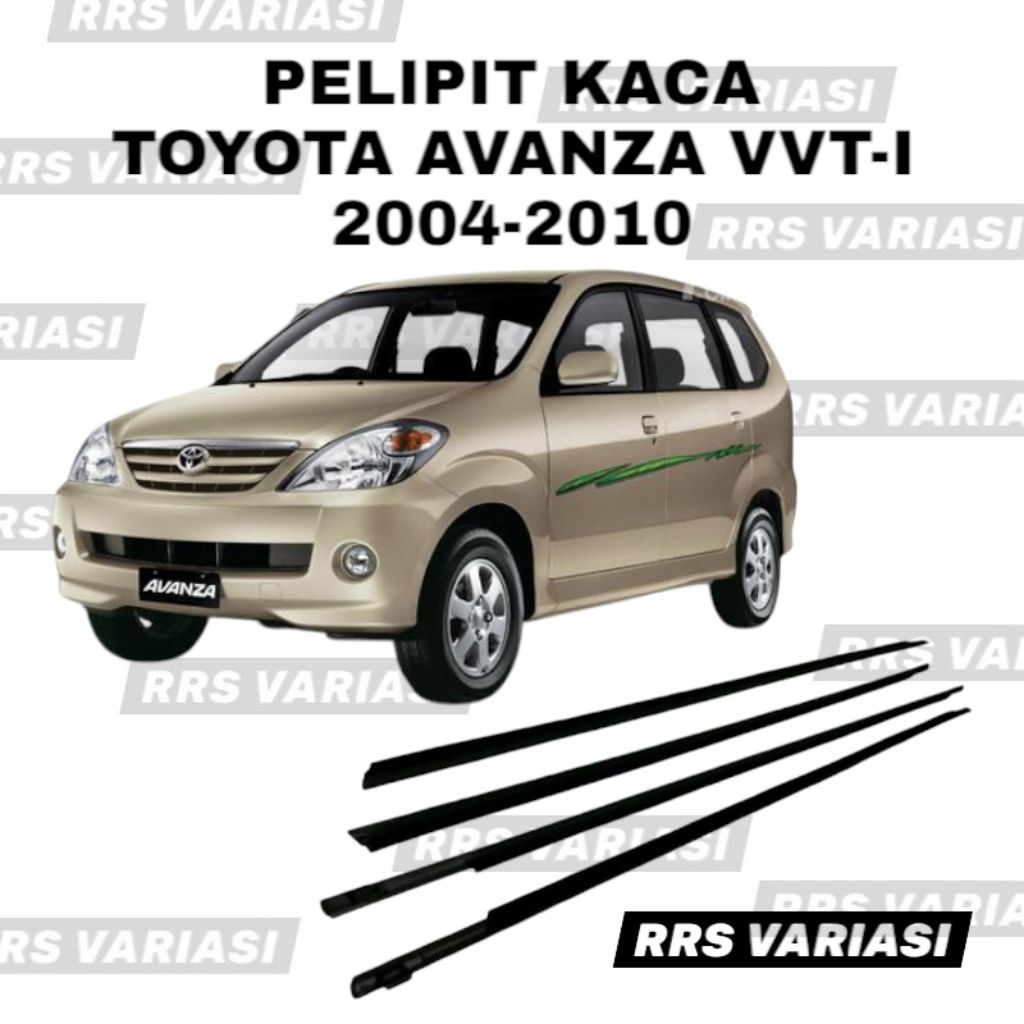 karet plipit kaca pintu luar mobil avanza VVT-i 2004-2010