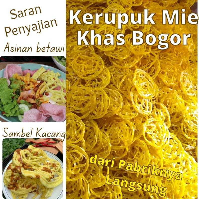 

KERUPUK MIE KUNING MENTAH SUPER PEDO KHAS BOGOR 500GR