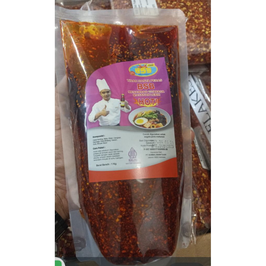 

BSB Mala Chili Oil pouch 1 kg
