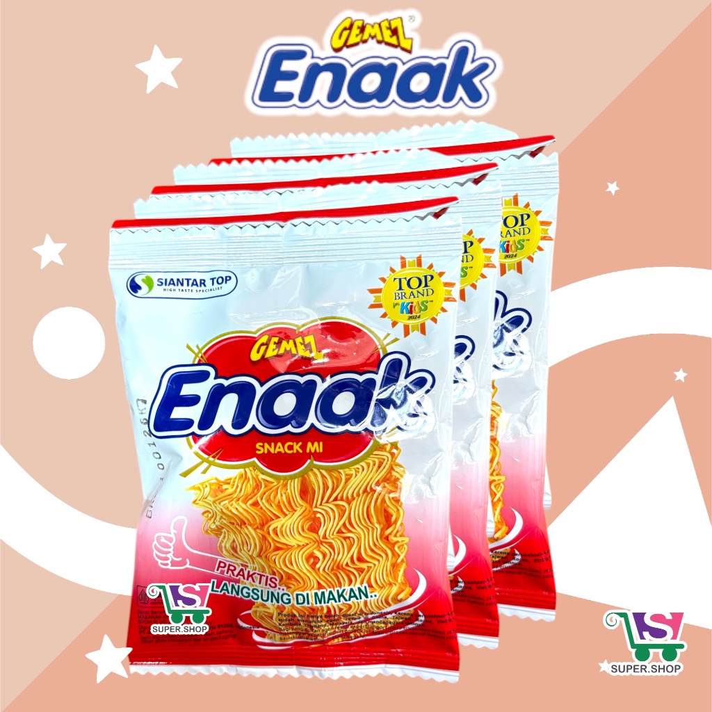 

Mie Gemez Enaak (isi 10 pcs) Snack Mi Kremes
