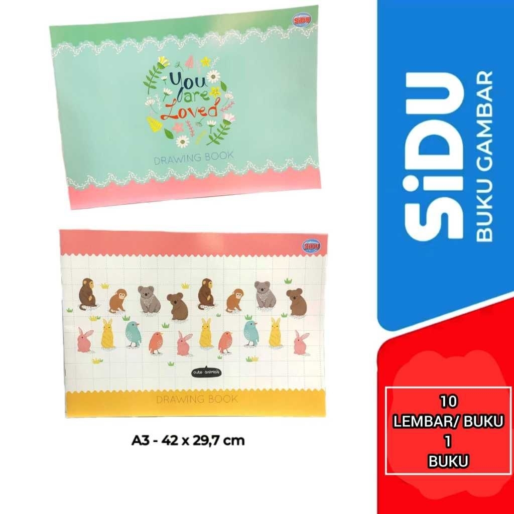 

Buku Gambar SIDU A3 10 Lembar Motif Lucu Anak Sekolah