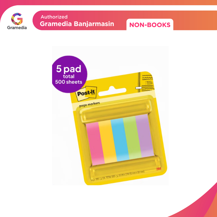 

Gramedia Banjarmasin - Page Markers 3M Post It Ungu