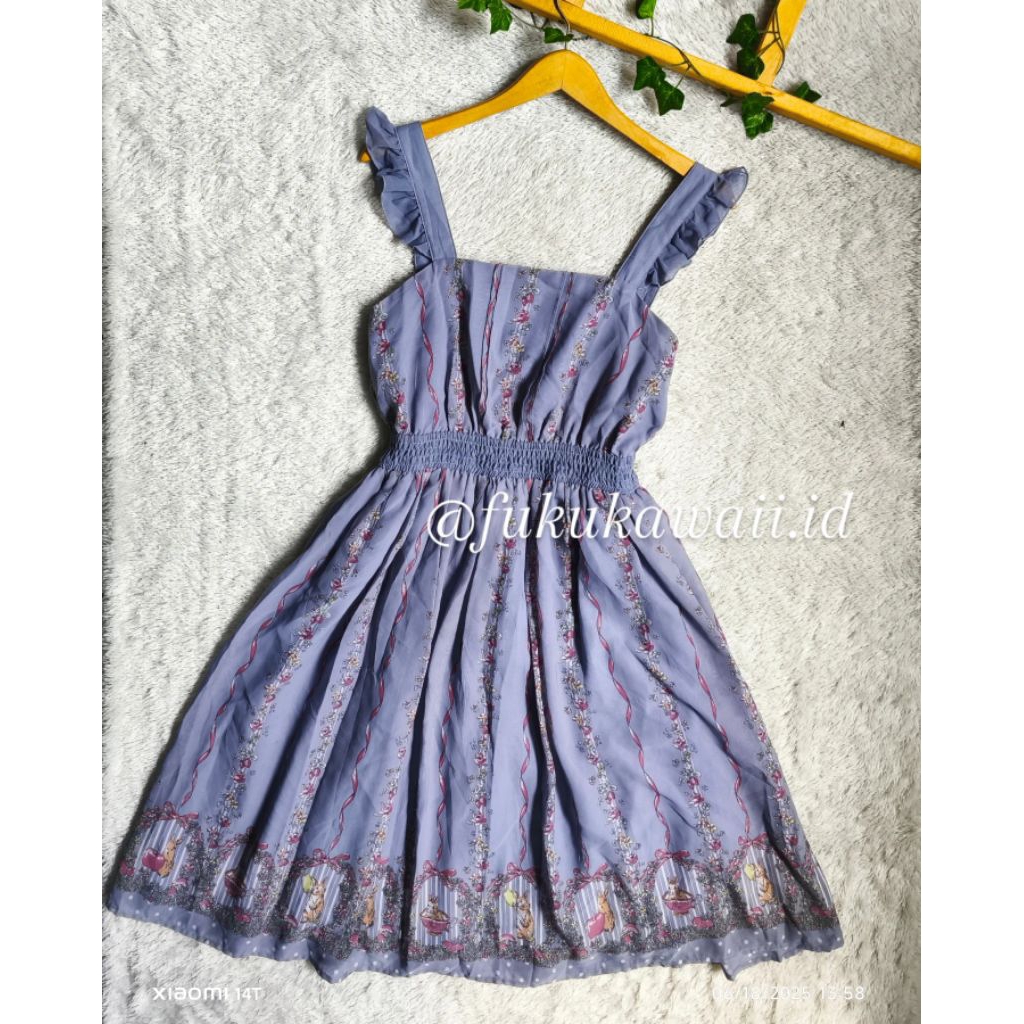 Axes femme bunny floral frame JSK dress