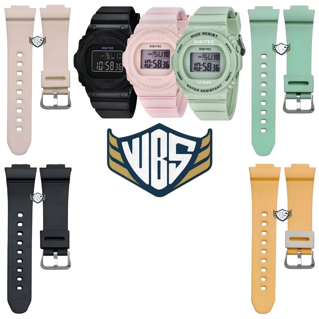 Tali Jam Tangan Digitec 7110 Rubber Strap Digitec DG 7110 DG-7110