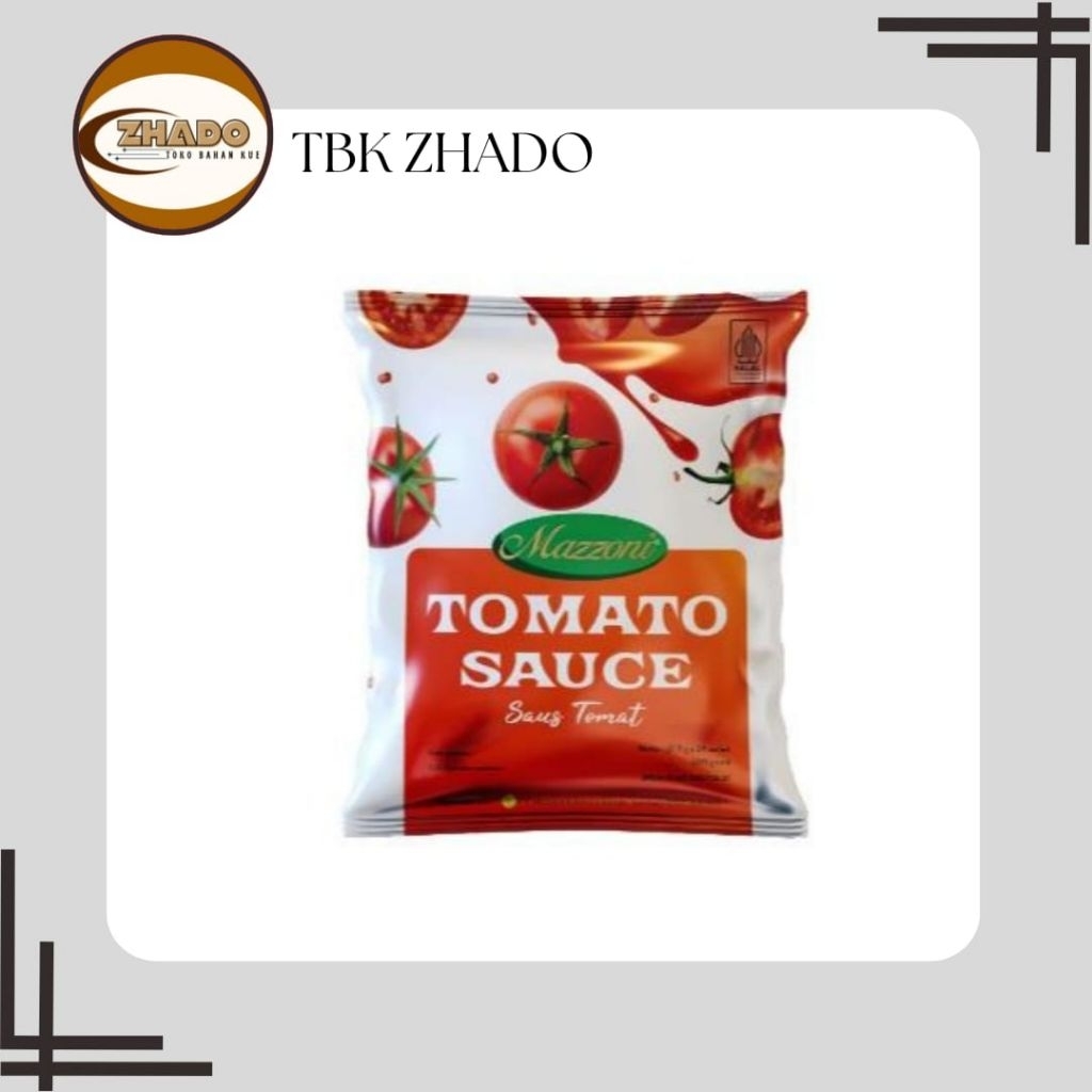 

Mazzoni Tomato Sauce Sachet 8 Gram isi 24 Pcs