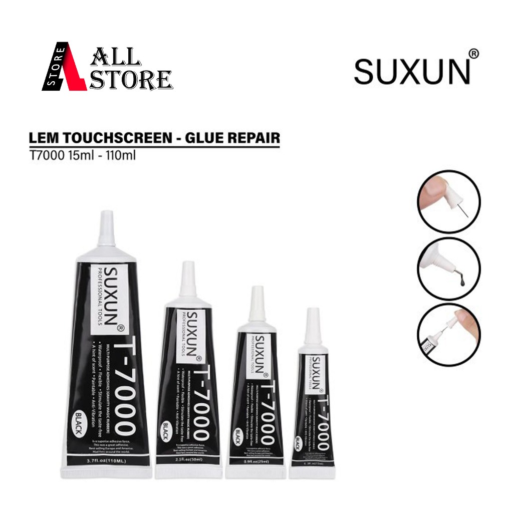 

SUXUN T7000 Lem Jelly Lem LCD Touchscreen Lem Touch Screen Hitam Perekat Glue Jelly Adhesive Repair Tool Back Cover Super Glue Original