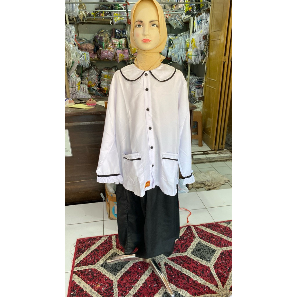 STELAN ROK ANAK-ANAK HITAM PUTIH/STELAN SEKOLAH
