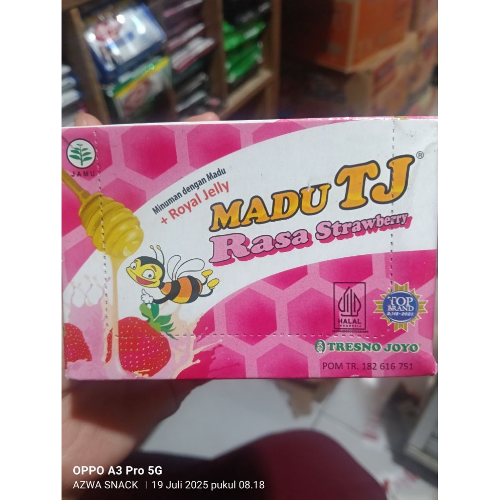 

madu tj strawberry isi 12 saset