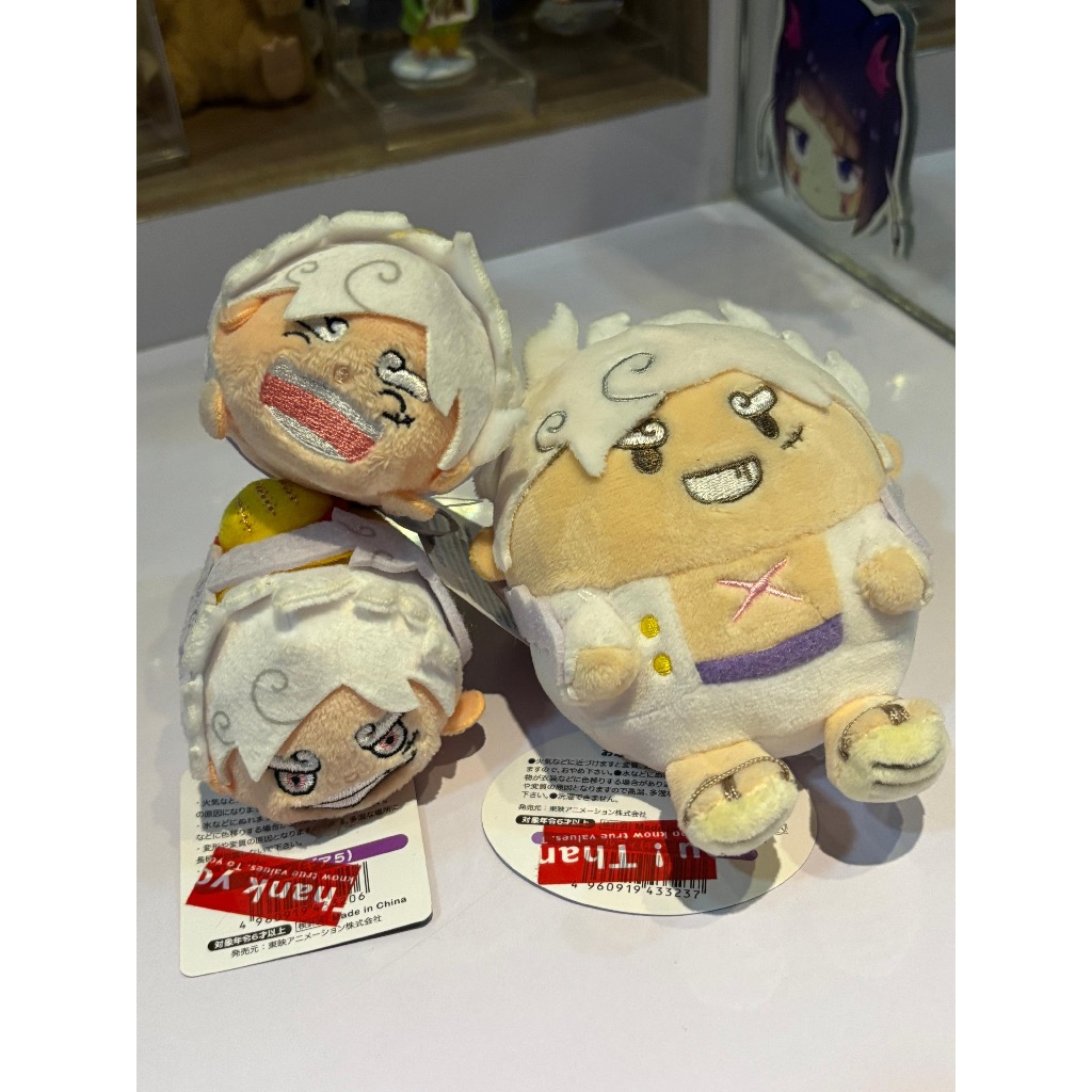 (READY) One Piece Mugimugi mugitama Plush - Luffy Gear 5 (Assortment)