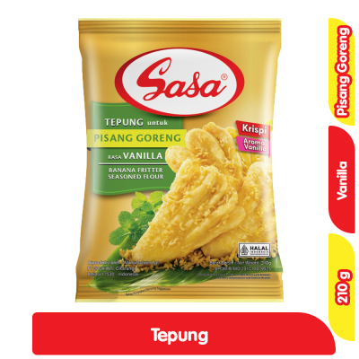 

Sasa Tepung Bumbu Pisang Goreng Vanila 210 g