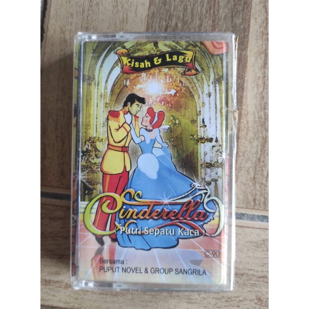 kaset pita kisah dan lagu CINDERELLA "putri sepatu kaca"