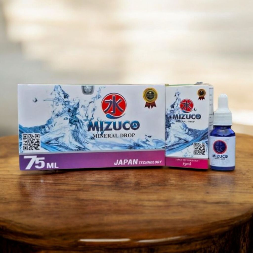 MIZUCO MINERAL POWER DROP HARGA 1 BOX ISI 5 BOTOL ORIGINAL..