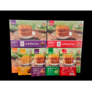 

La si dried tofu / Q ji dried tofu / tahu semi kering / Tahu kering siap makan 25g