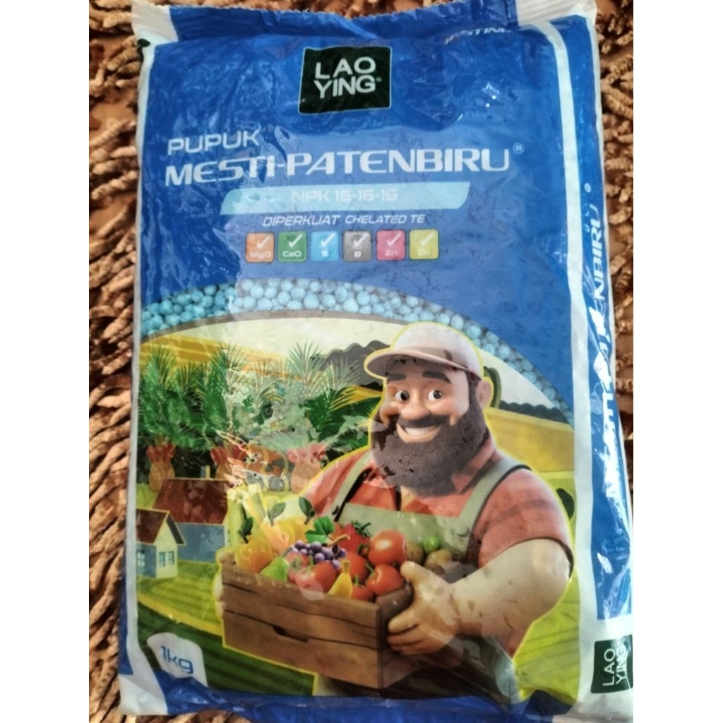 Pupuk Mesti-Paten Biru 16 16 16 16 Lao Ying 1kg