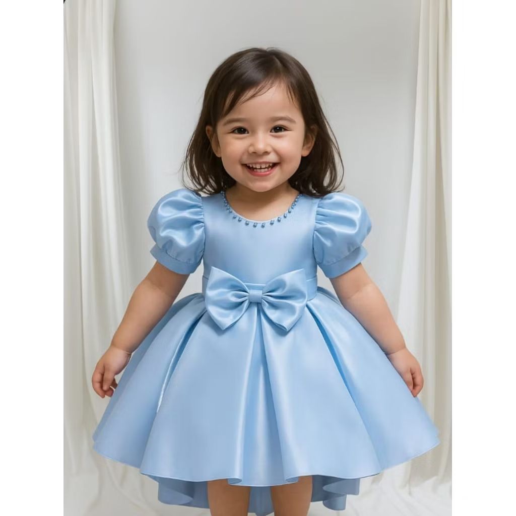 Dress Anak Perempuan 3 4 5 6 Tahun Prinses Gaun Ultah Kids Natal Baju Pesta Umur 9 12 Thn 7 8 Drues 