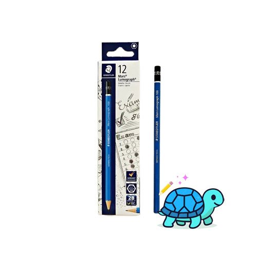 

Staedtler Pensil Mars Lumograph 2B - 12 Pcs