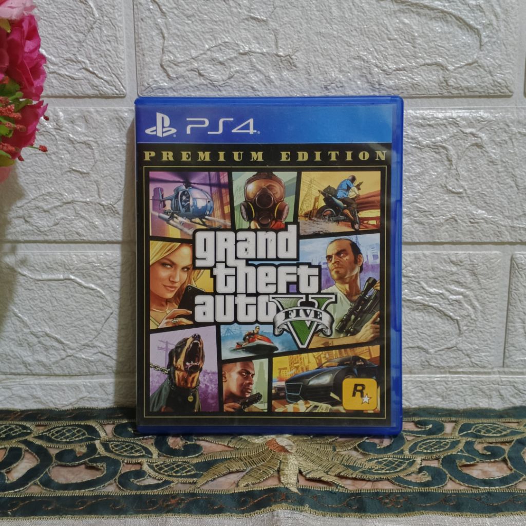 BD Kaset PS4 GTA V Premium Edition