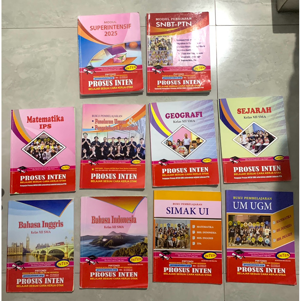 PRELOVED BUKU INTEN 2025 soshum utbk