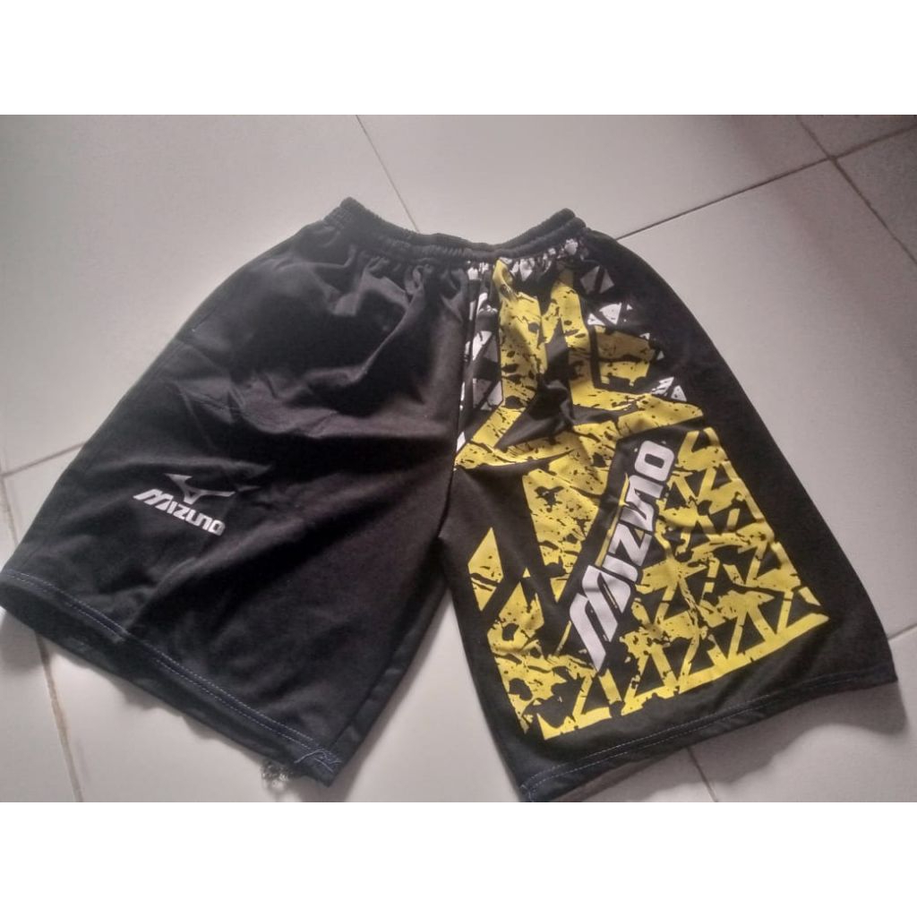 Celana Pendek Kolor Sport motif mizuno pria usia 7-14tahun